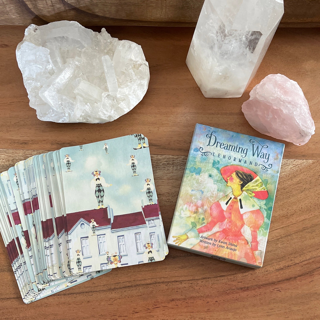 Dreaming Way Le Normand Deck - Pocket Sized Deck, Divination Cards, Messages from LeNormand, Small Deck