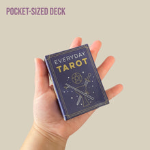 Load image into Gallery viewer, Everyday Tarot Deck - Pocket Sized Deck, Modern Tarot Cards, Divination Cards, Minimalist Tarot Design, Small Deck
