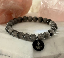 Load image into Gallery viewer, Confidence - Black Tourmaline Bracelet With Needles
