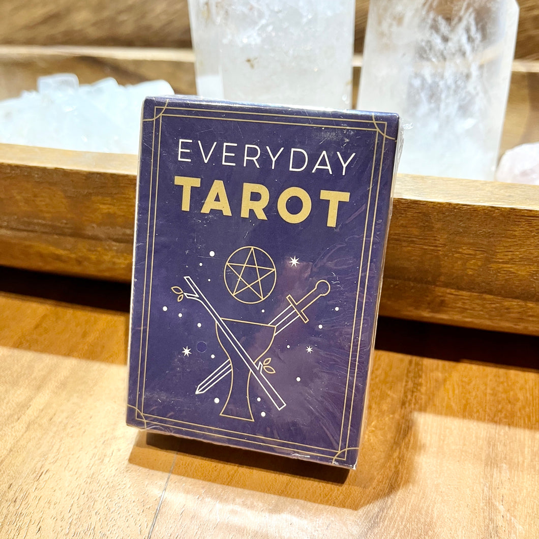 Everyday Tarot Deck - Pocket Sized Deck, Modern Tarot Cards, Divination Cards, Minimalist Tarot Design, Small Deck