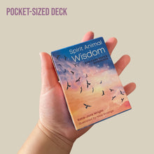 Load image into Gallery viewer, Spirit Animal Wisdom - Pocket Sized Deck, Divination Cards, Messages from Animals, Spirit Animal Cards, Small Deck
