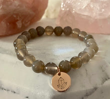 Load image into Gallery viewer, Grounding - Gray Agate Bracelet
